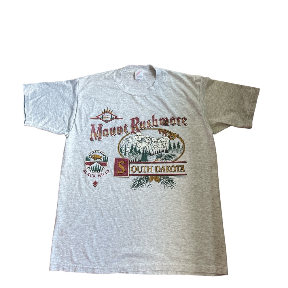Vintage 90’s Mount Rushmore South Dakota Tee Shirt Size Large USA Made